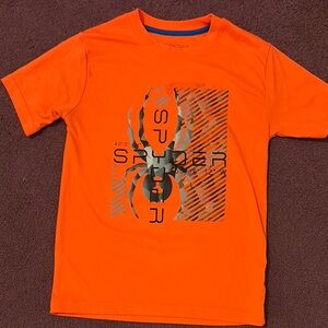 Spyder Kids Orange Graphic T-Shirt